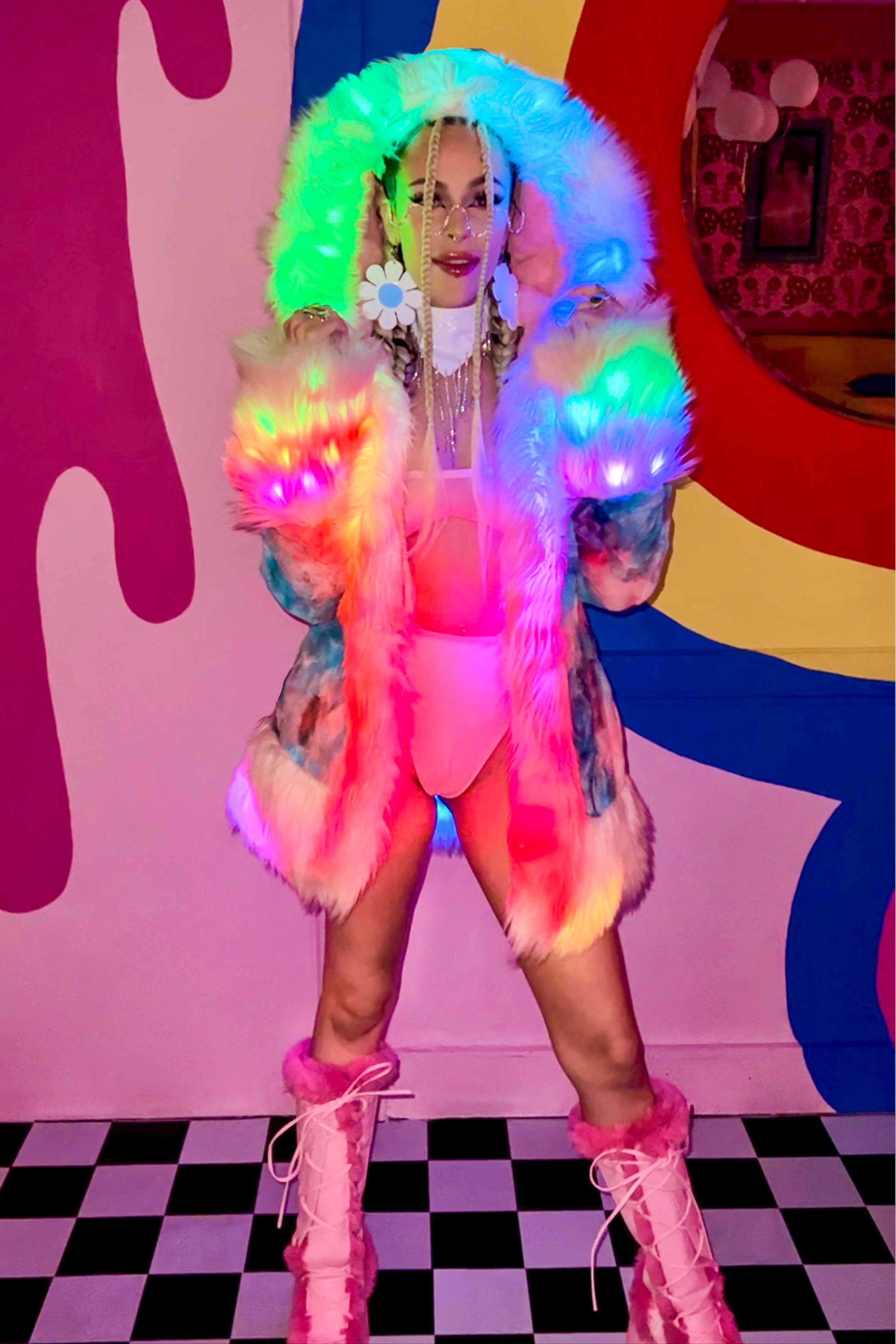 Clastellar のFUR RIBBON COAT FUR RIBBON COAT Cla STEllaR - メルカリ