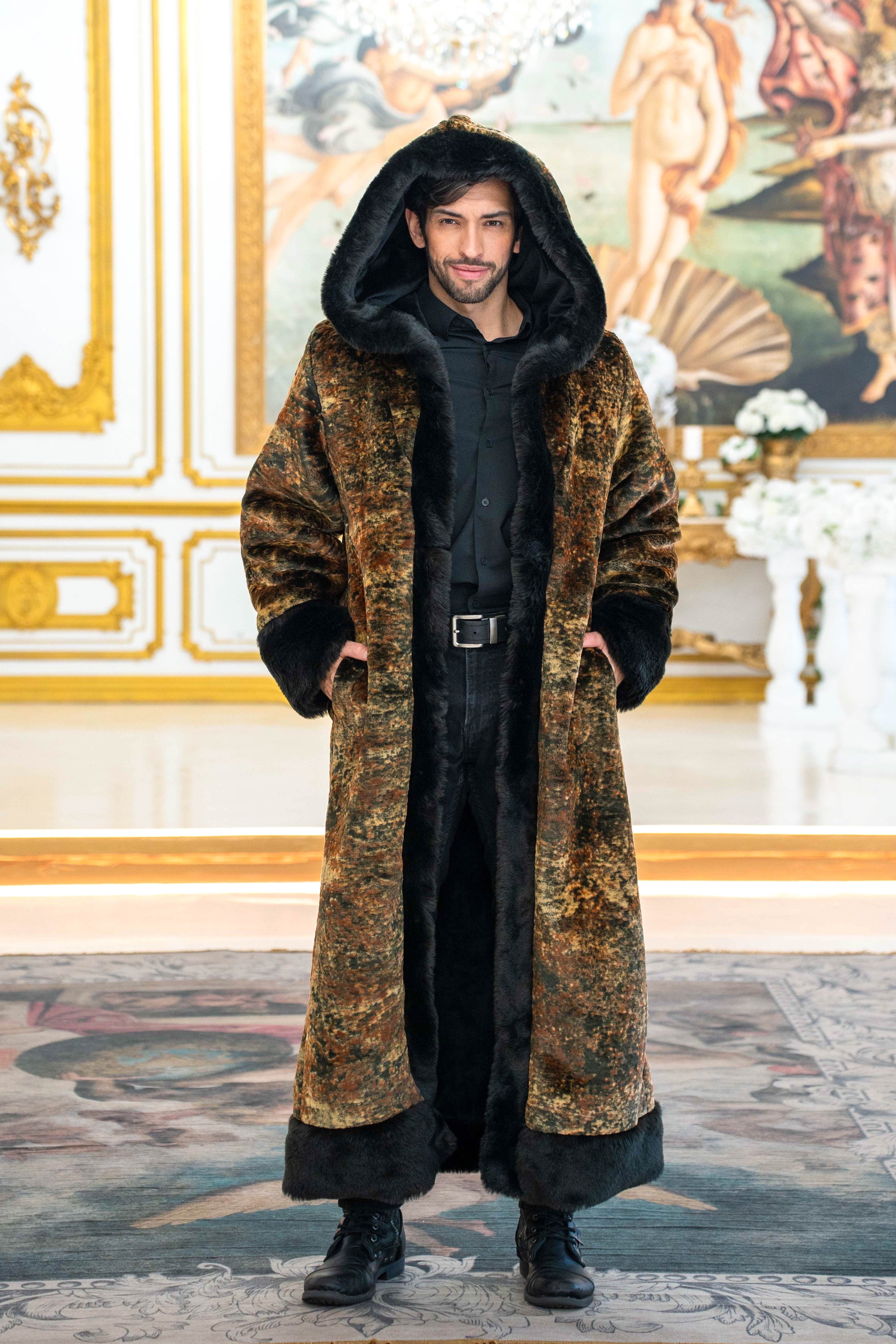 ★極希少 モヘア混★ CoSTUME HOMME 起毛 ピーコート mens-emperor-fur-coat--2.jpg?v