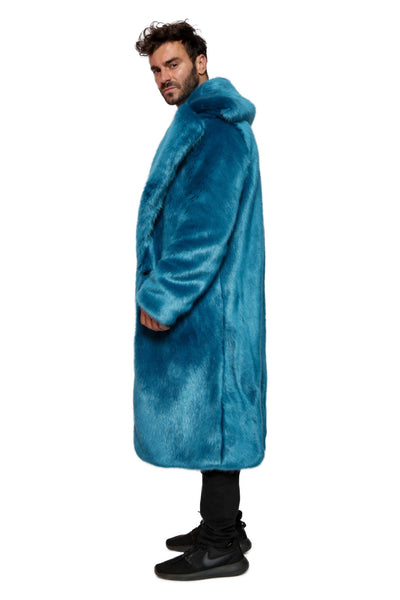 Men's Vandal Coat in "Cookie Monster" Chinchilla
