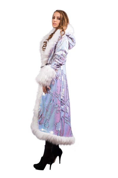 Women's Sequin Temptress Coat in "Fairy"