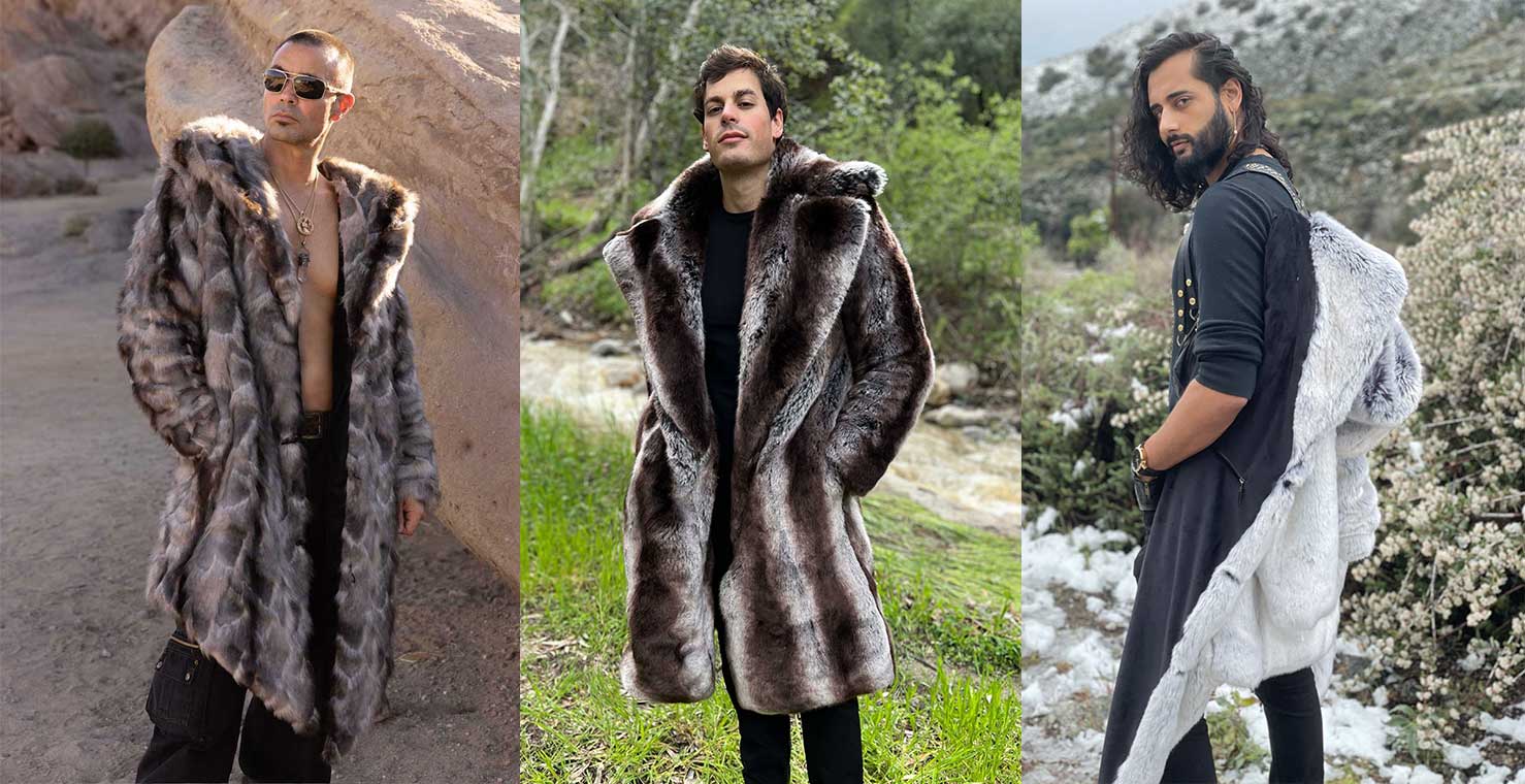 Luxury Faux Fur Coats for Men: Bold Styles for the Modern Gentleman ...