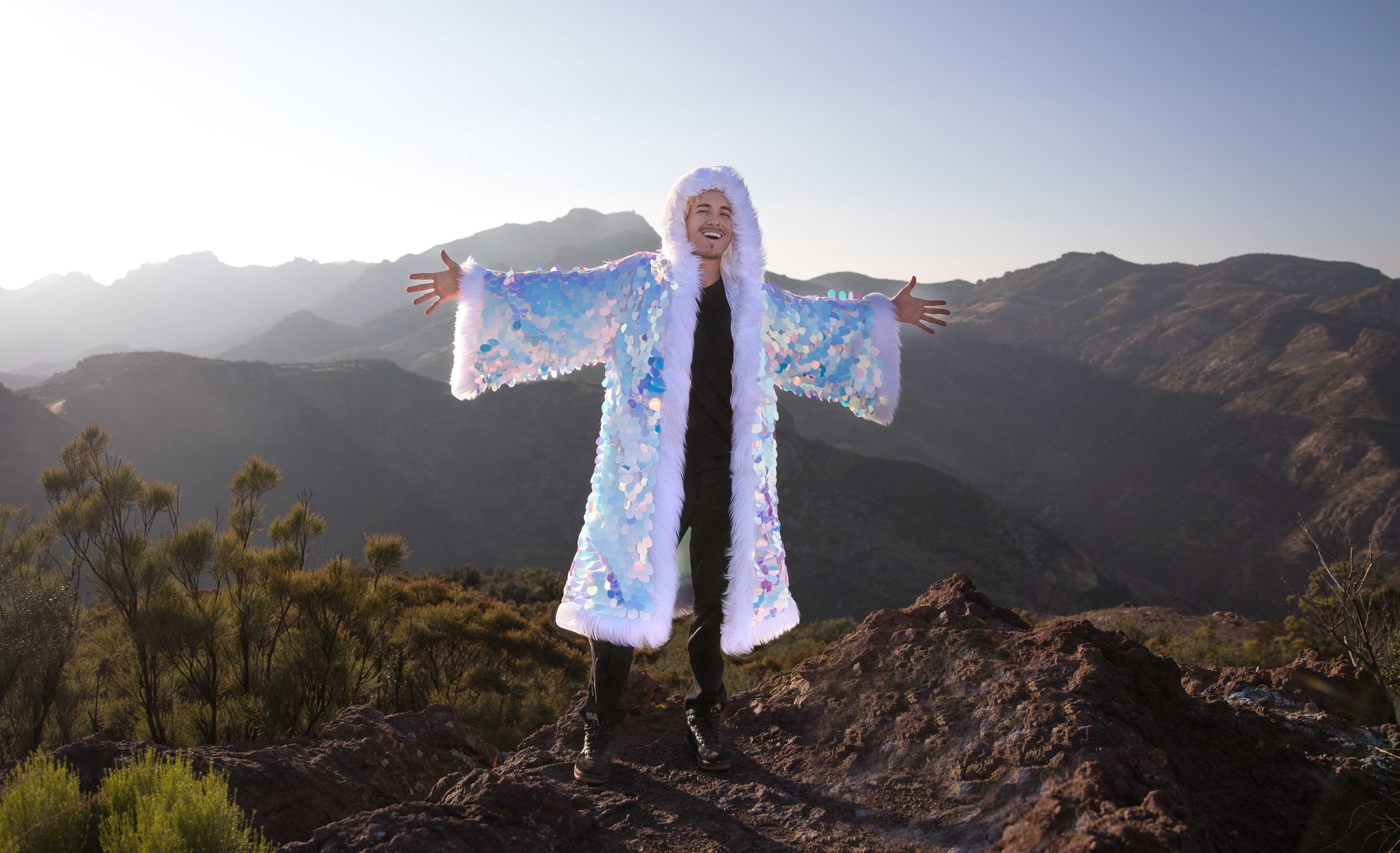 Men's Sheer & Sequin Kimonos with Faux Fur – Furrocious Furr