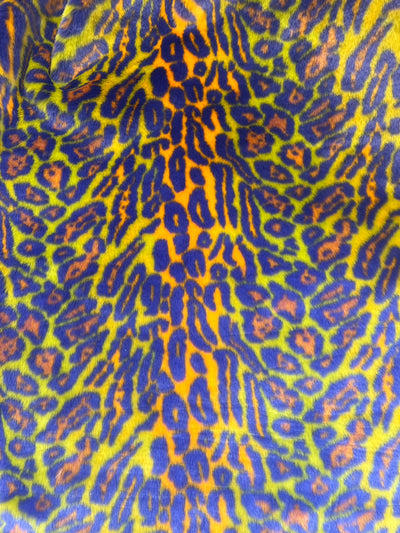 Neon Cheetah - periwinkle citrus
