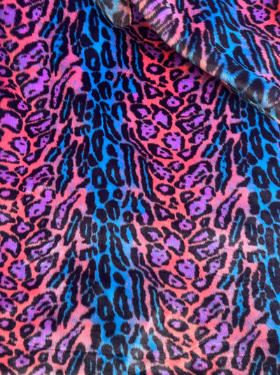 Neon Cheetah - Pink Blue