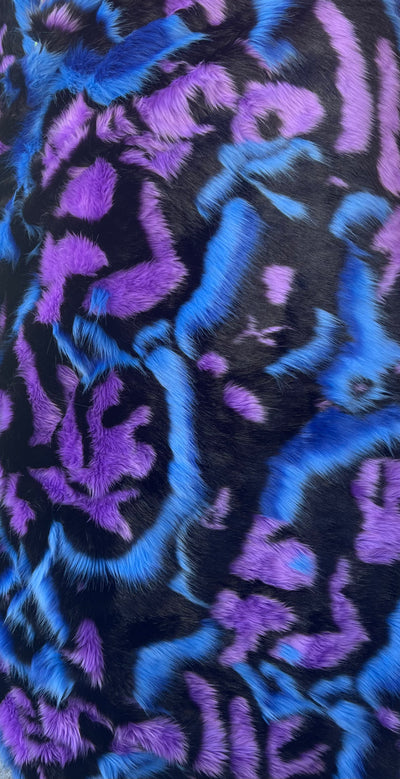 Blue Violet Black Artsy Fur