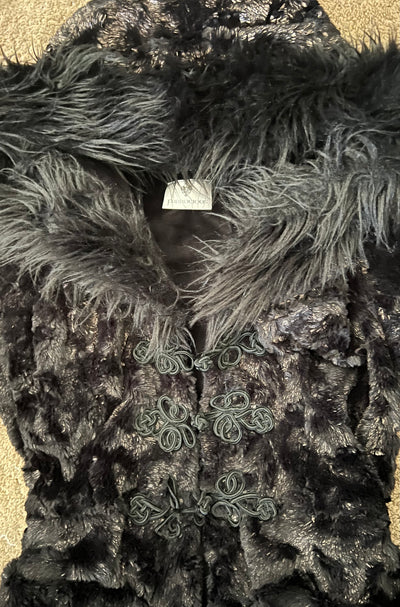Women's Vixen Coat in "Black Raven Metallic"