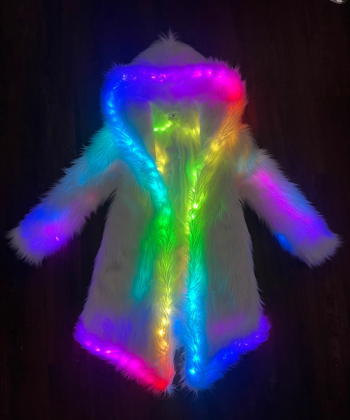 Women's LED Desert Warrior Coat in "White"
