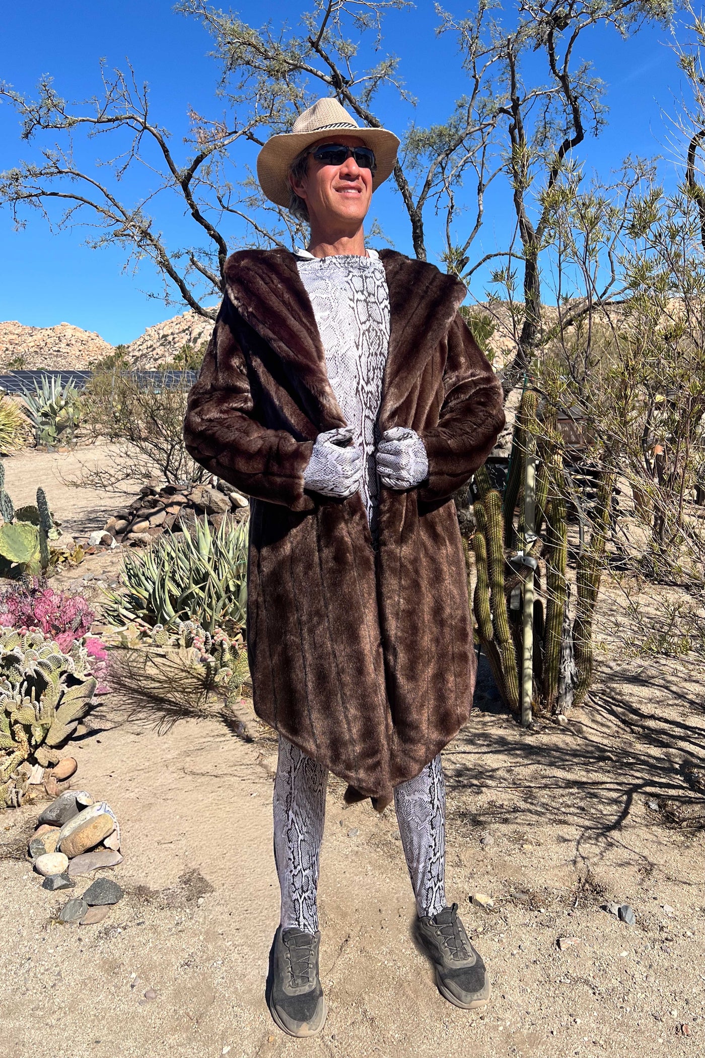 Men's Desert Warrior Coat in "Timberline" Chinchilla STOCK