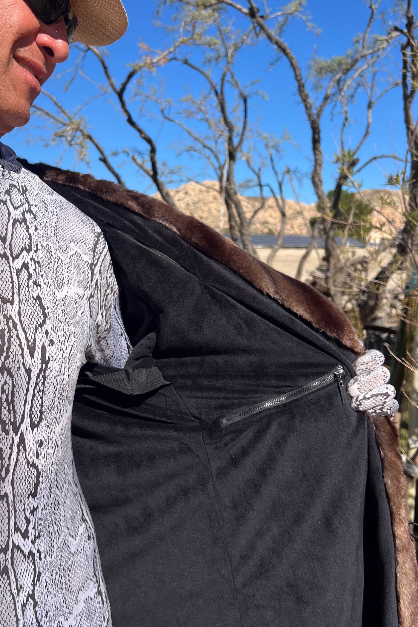 Men's Desert Warrior Coat in "Timberline" Chinchilla STOCK