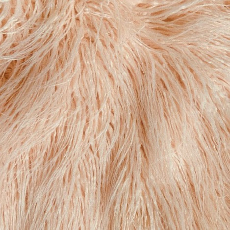 Blush Pink Mongolian Fur