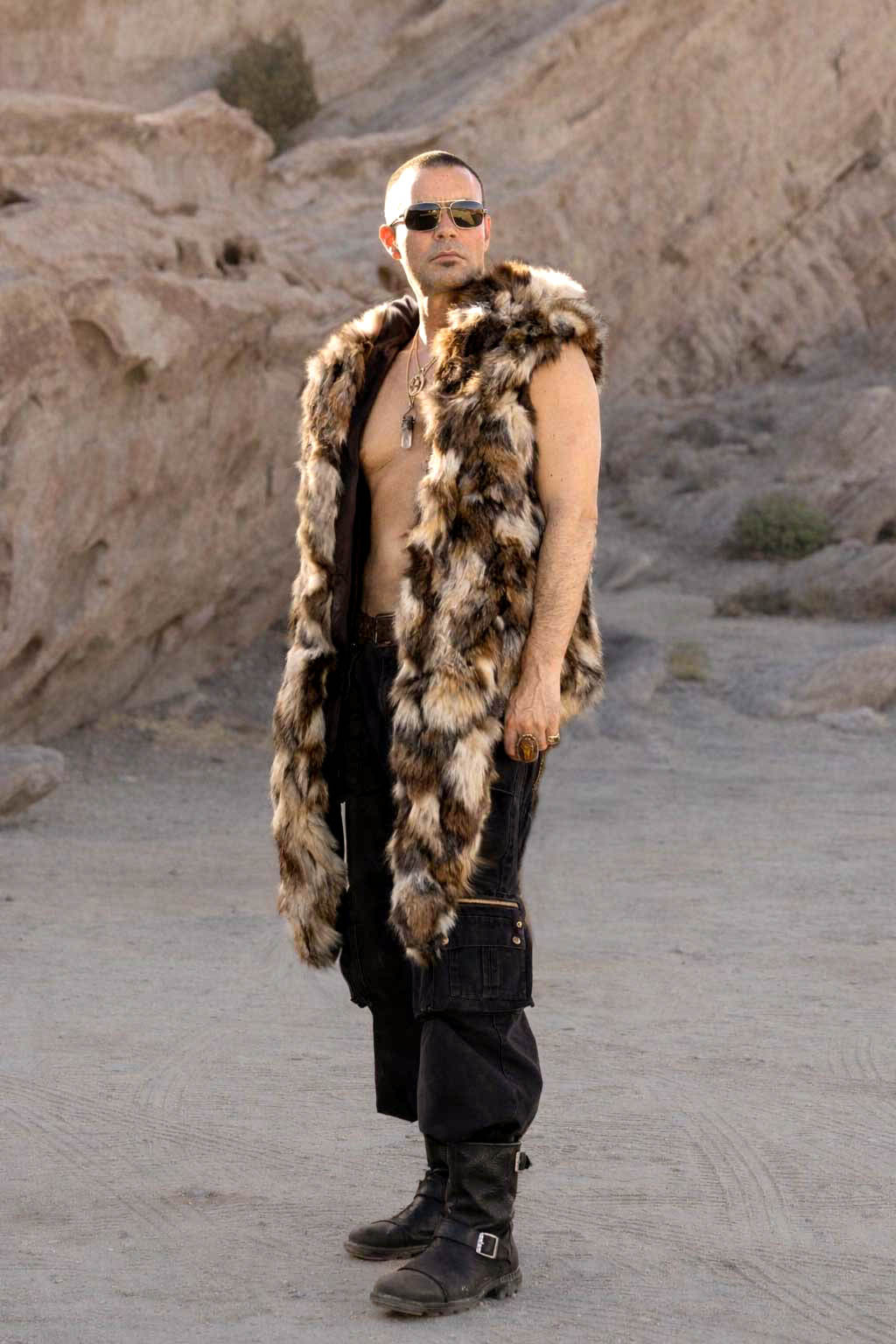Men's Faux Fur Vests for Festivals & Burning Man | Fur Vests