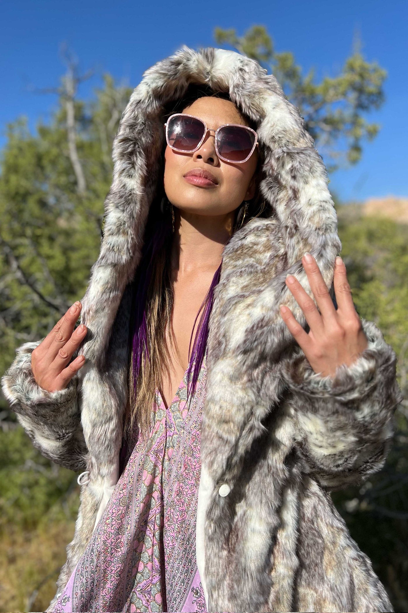 Women's Desert Warrior Coat in "Desert Wolf"