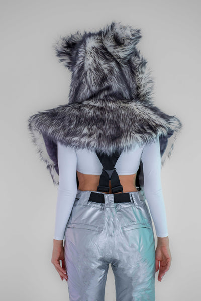 Wolf Hood in "Just The Tip-Gray"