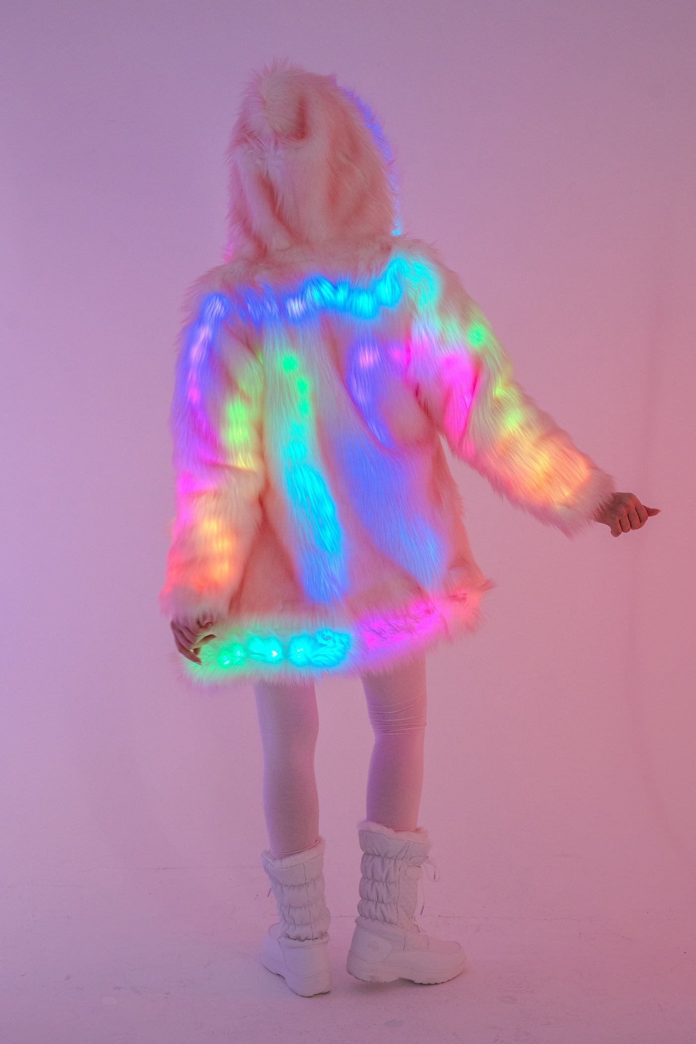 Women's LED C3 2.0 (Cool Classic Cozy) Coat in "Just The Tip-Light Pink"