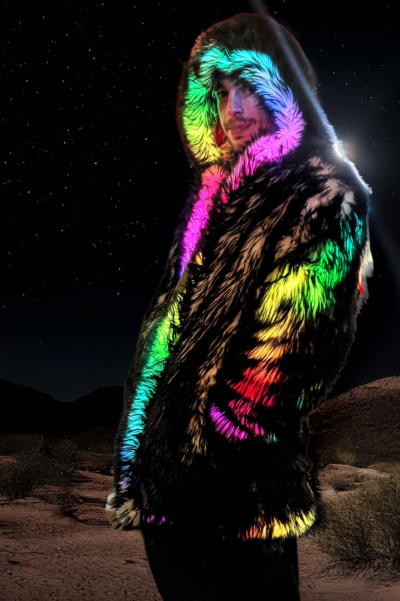 Men’s LED C3 2.0 (Cool.Classic.Comfy) Reversible Skittle Swirl Coat