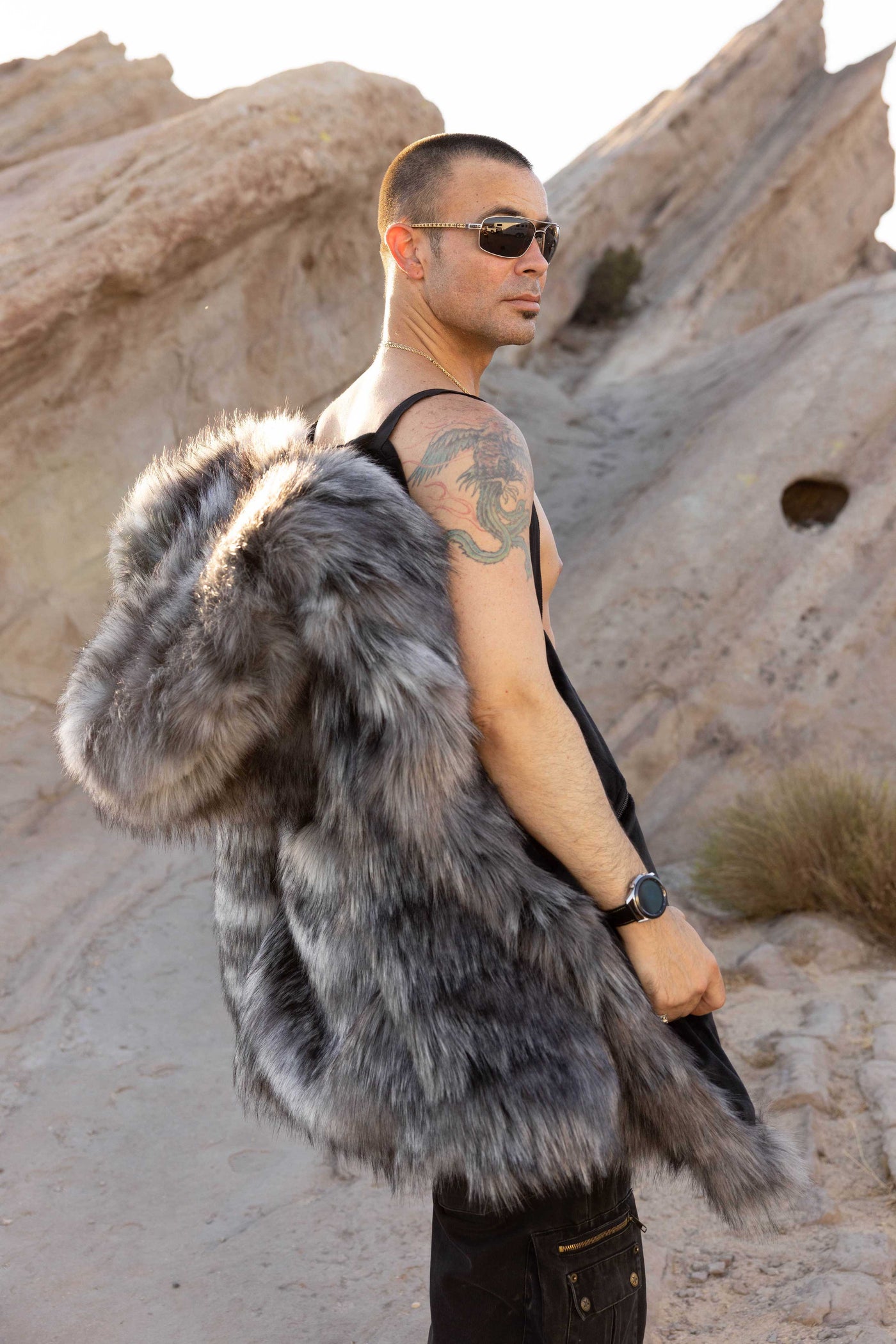 Men's Short Desert Warrior Coat in "Wolverine" STOCK