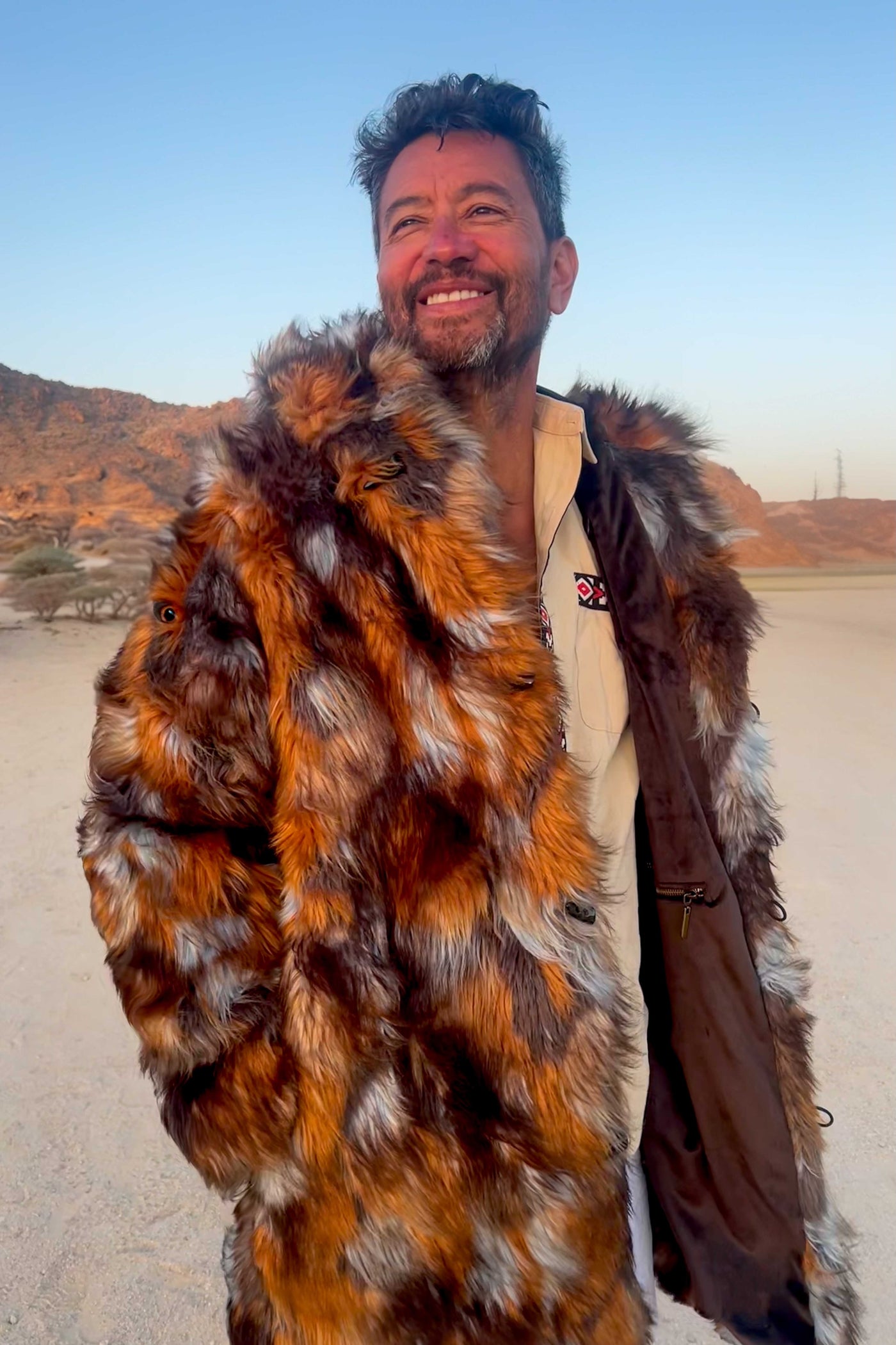 Men's Playa Coat in "Woolly Mammoth"