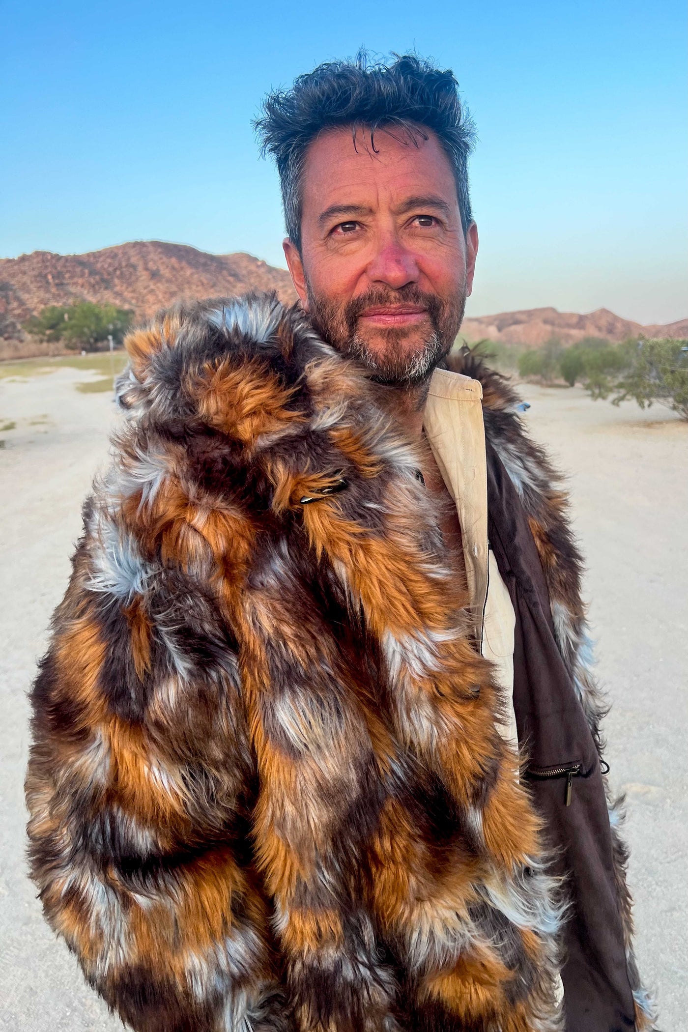 Men's Playa Coat in "Woolly Mammoth"