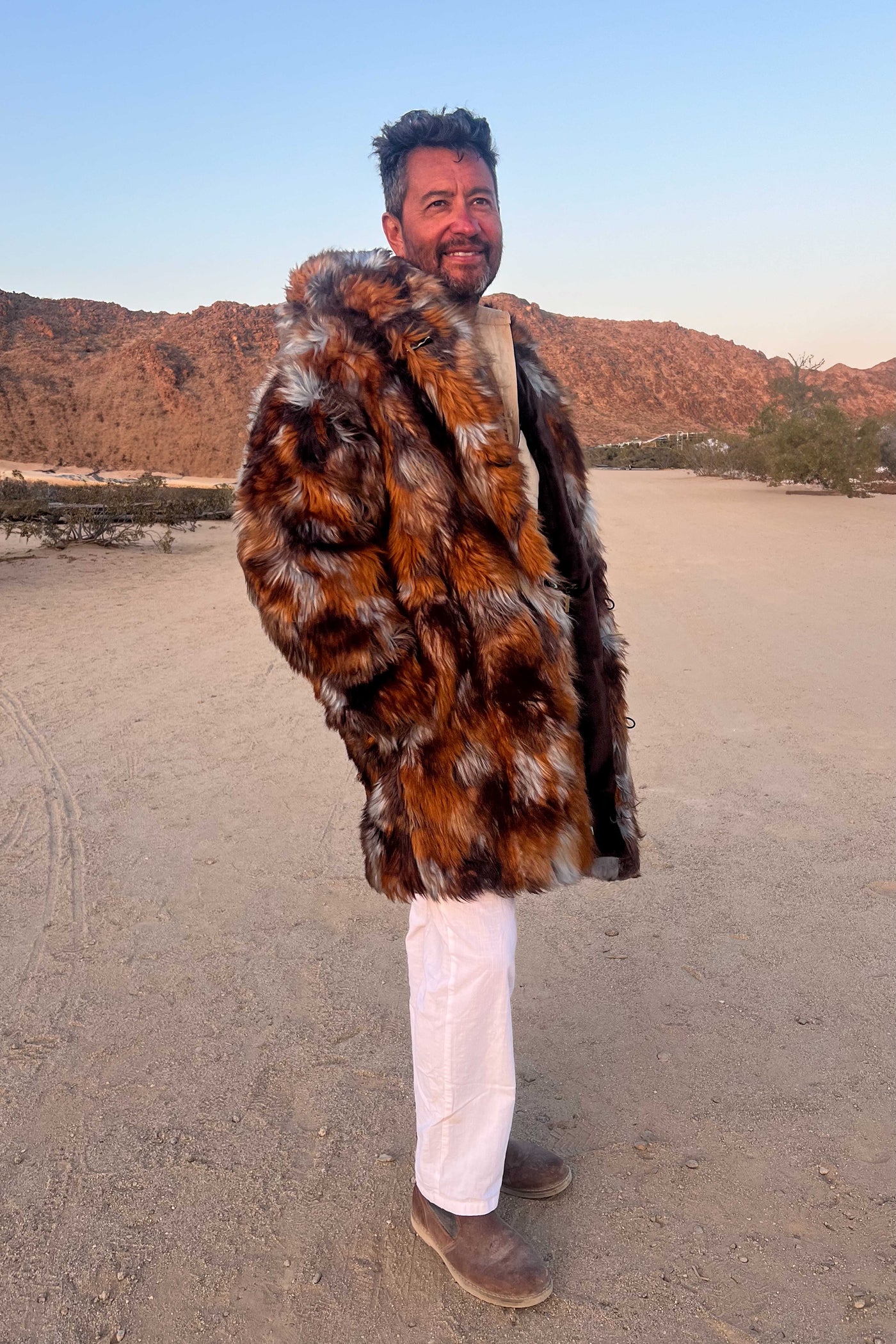 Men's Playa Coat in "Woolly Mammoth"
