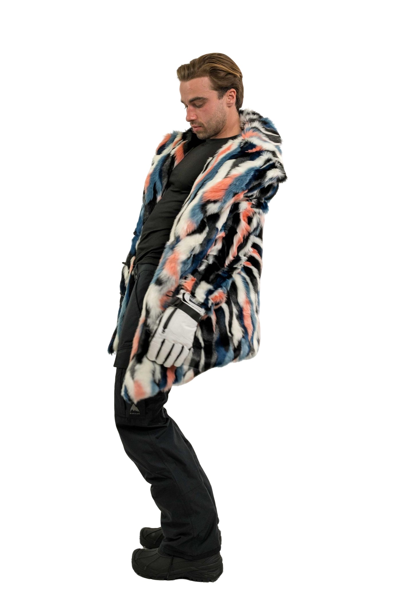 Men's Duke Coat in "Funky Zebra"