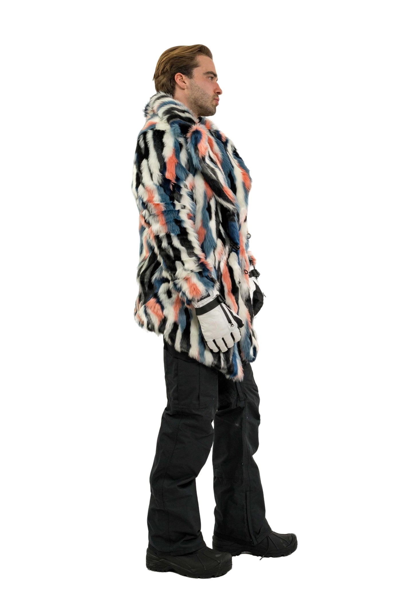 Men's Duke Coat in "Funky Zebra"