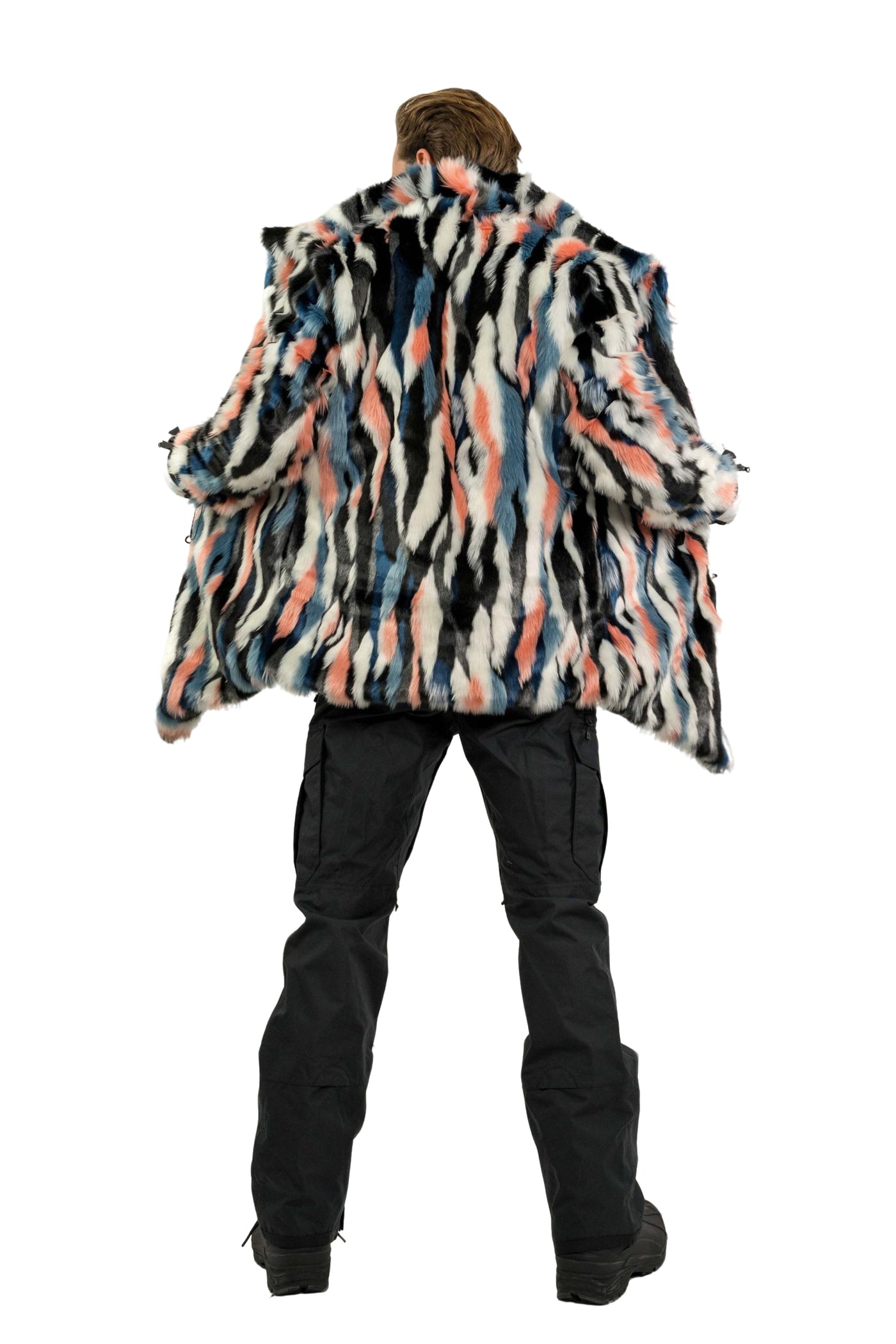 Men's Duke Coat in "Funky Zebra"