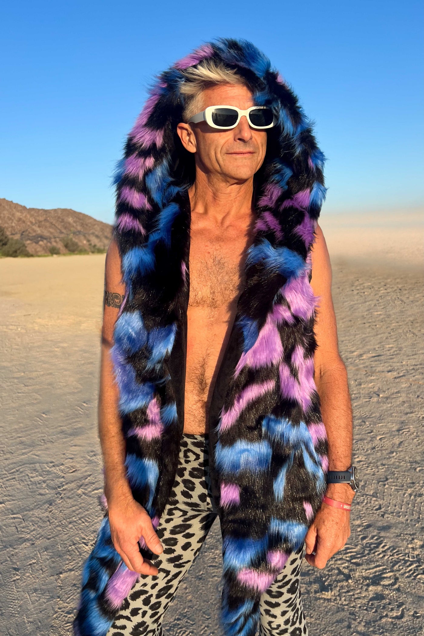 Men's Desert Warrior Vest in "Twilight Bloom" STOCK
