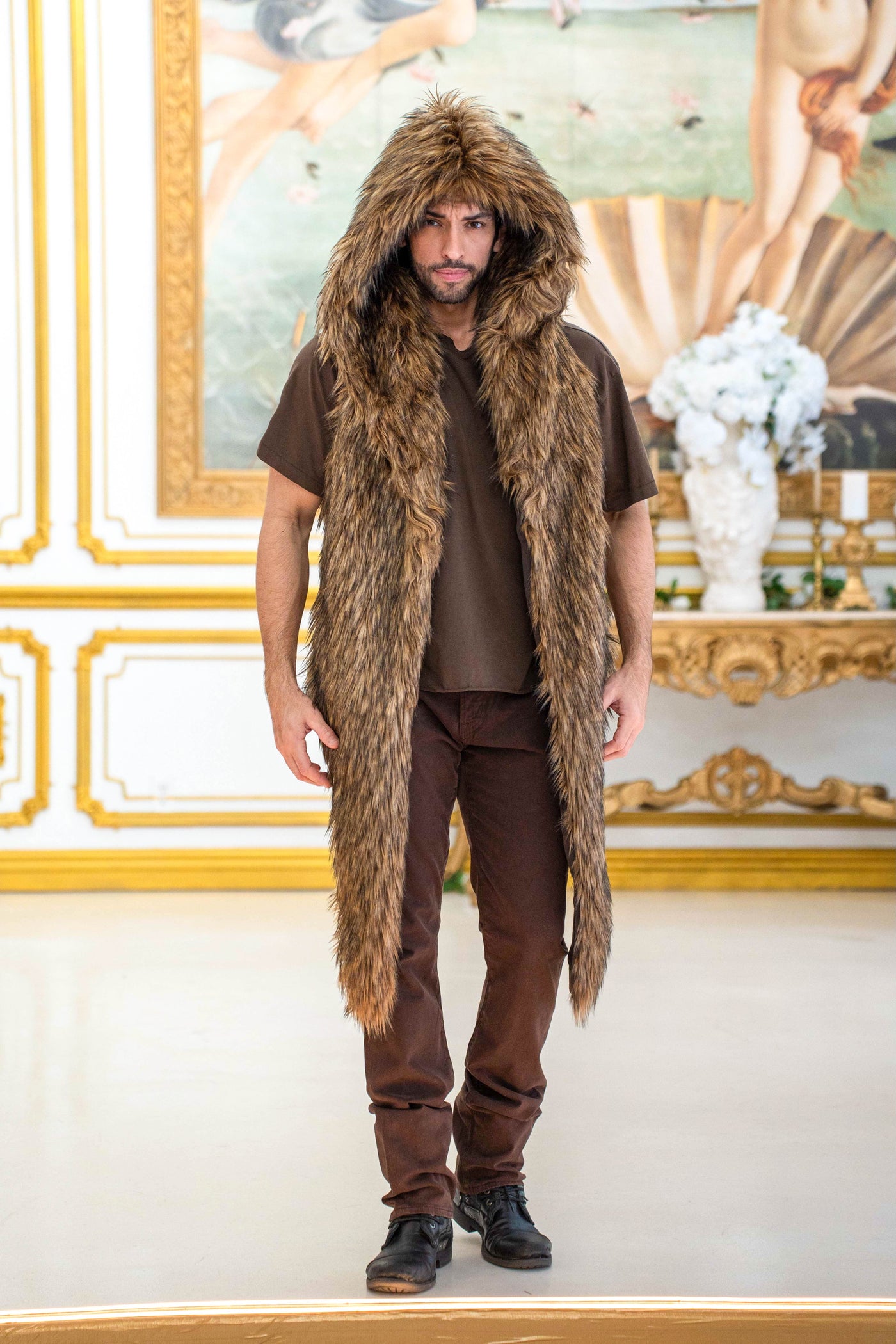 Men's Desert Warrior Vest in "Mountain Coyote"