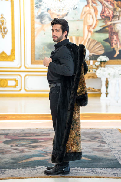 Men's Emperor Coat in "Imperial Sunset"