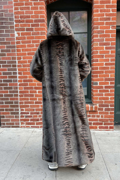 Men's Long Desert Warrior Coat in "Bengal Fox"