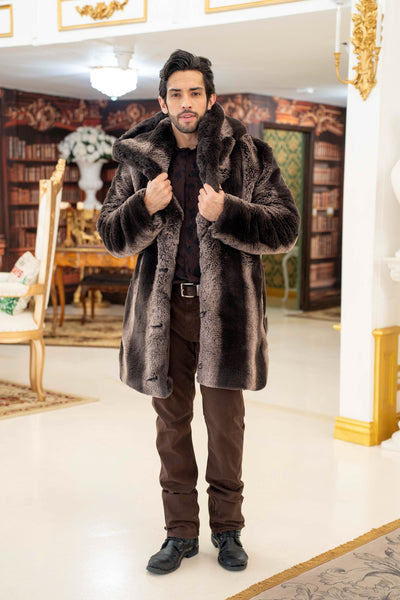 Men's Short Desert Warrior Coat in "Teddy" STOCK