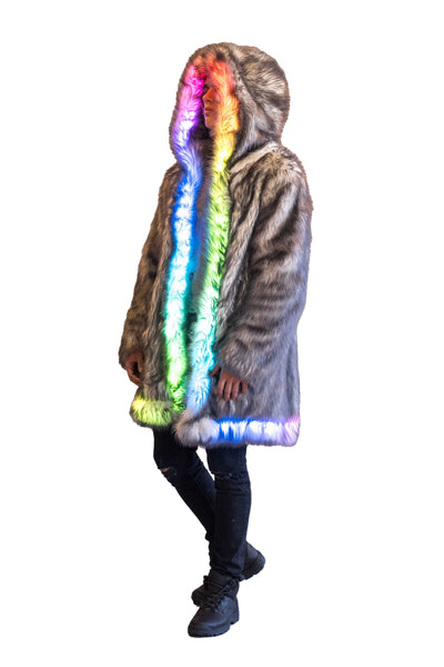 Men’s LED C3 (Cool, Classic, Comfy) Coat "Just The Tip-Gray" IN STOCK