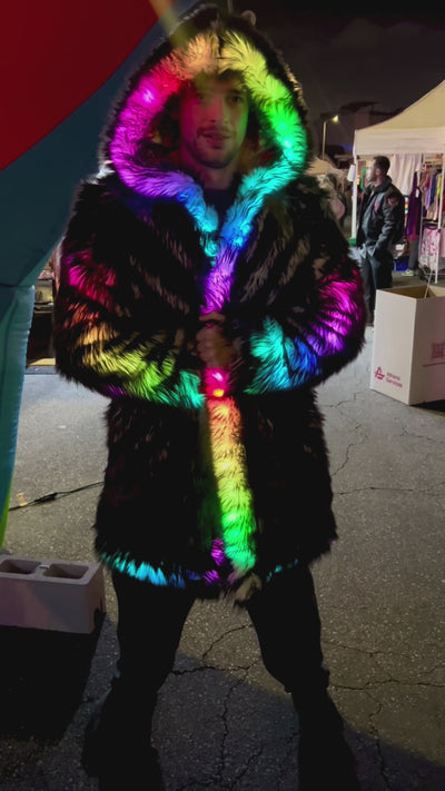Men’s LED C3 2.0 (Cool.Classic.Comfy) Reversible Skittle Swirl Coat