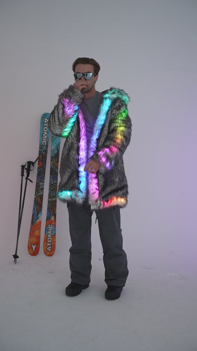 Men’s LED C3 2.0 (Cool.Classic.Comfy) Coat "Just The Tip-Gray"