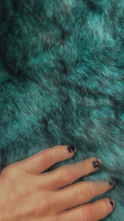 Teal Ostrich