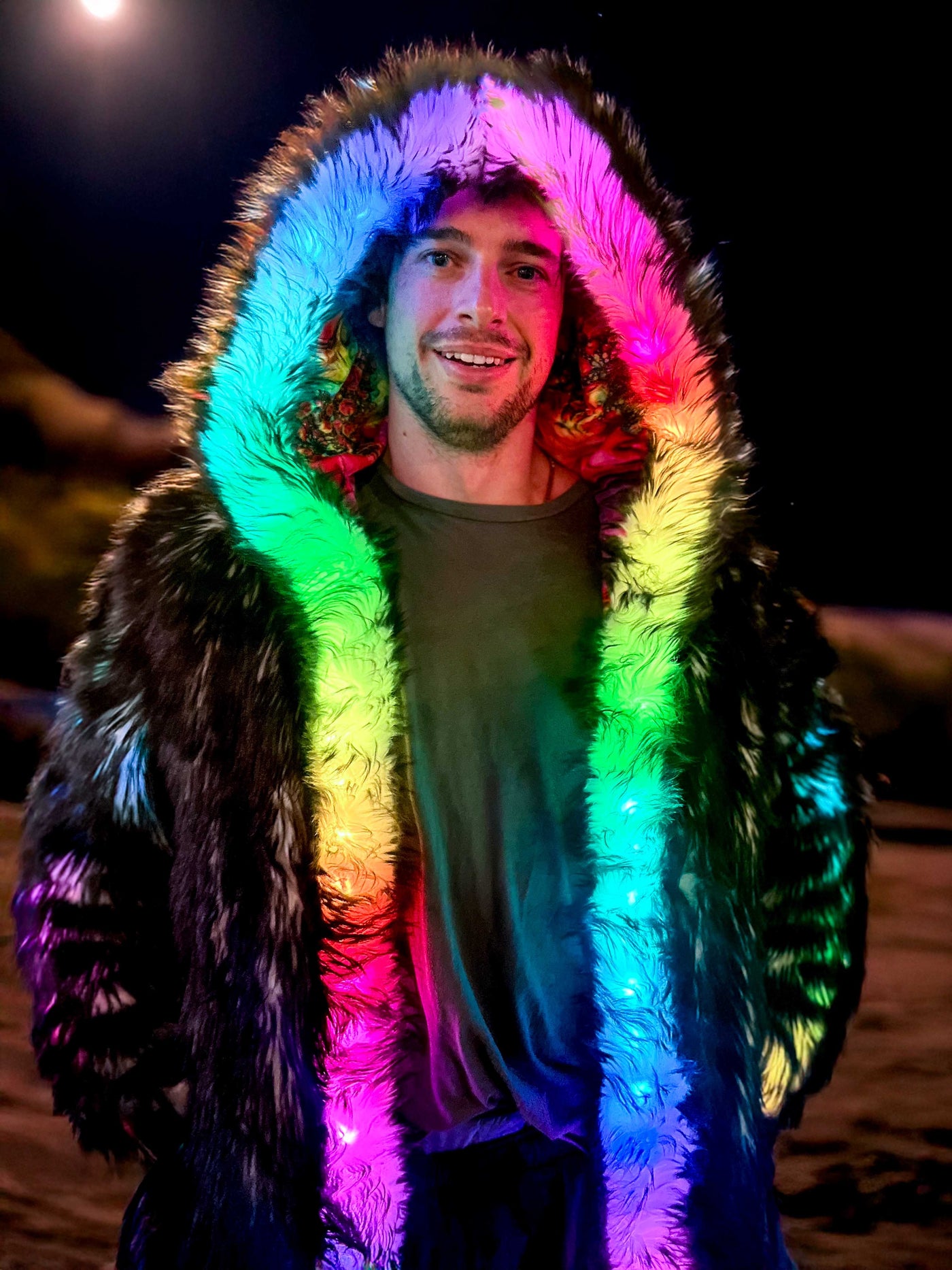 Men’s LED C3 2.0 (Cool.Classic.Comfy) Reversible Skittle Swirl Coat