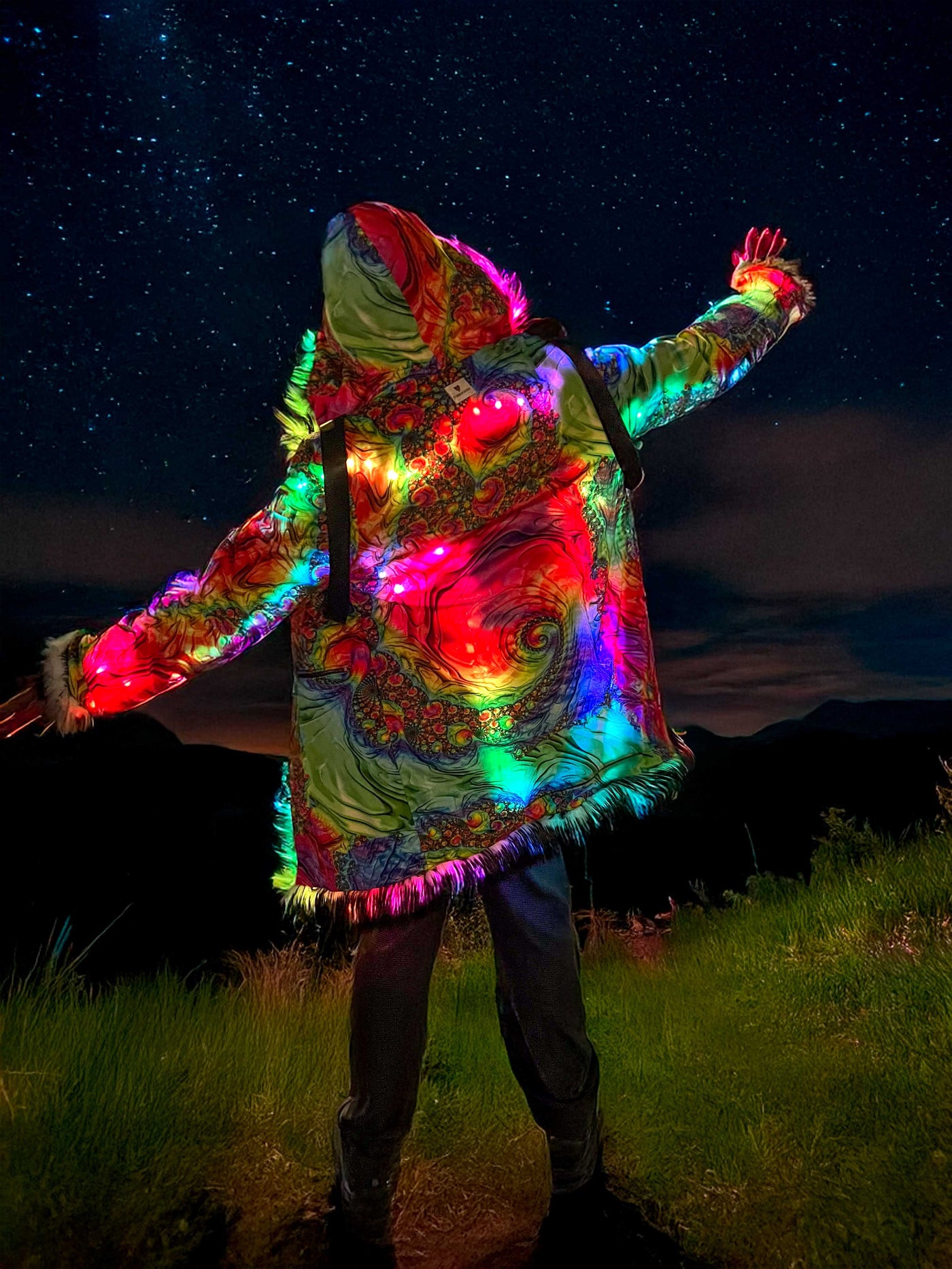 Men’s LED C3 2.0 (Cool.Classic.Comfy) Reversible Skittle Swirl Coat