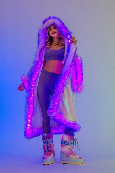 LED Sheer Magic Kimono in "Lilac" IN STOCK