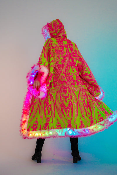 LED Tiny Twinkle Sequin Kimono in "Cherry Limeade" IN STOCK