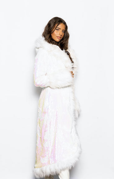 women's-LED-white-sequin-faux-fur-tempress-coat-2