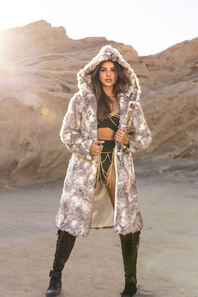 Women's Playa Coat in "Desert Wolf"