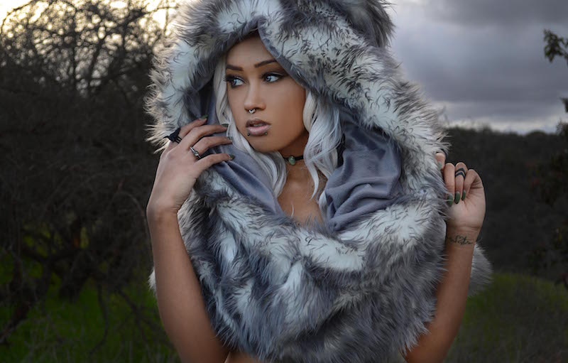 Burning-man-costume-faux-fur-simian-hood-mystic-wolf