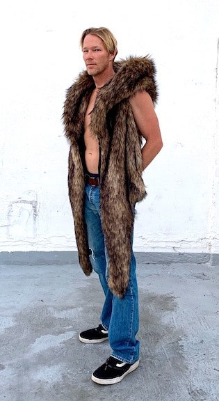 Burning-man-men's-faux fur-desert-coyote-hooded-vest-3