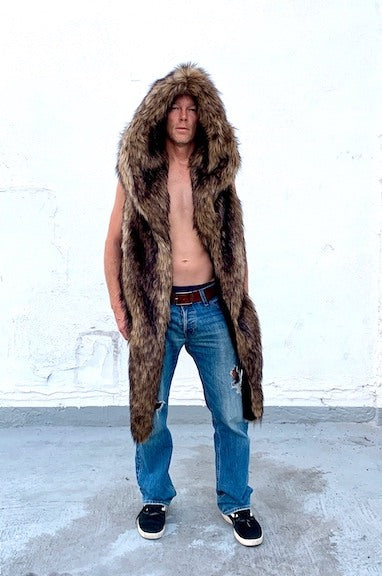 Burning-man-men's-faux fur-desert-coyote-hooded-vest-4