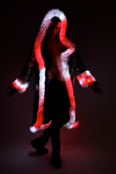 Burning-man-men's -faux-fur-led-sequin-faux-fur-coat-9