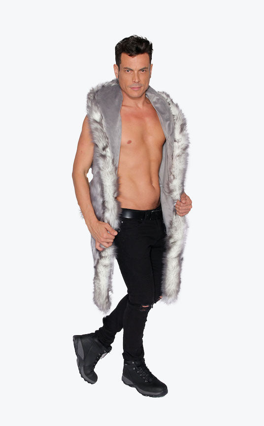 Burning-man-men's--faux-fur-led-vest-gray-white-1.4f