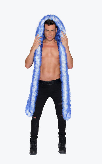 Burning-man-men's--faux-fur-led-vest-royal-blue-white-13f