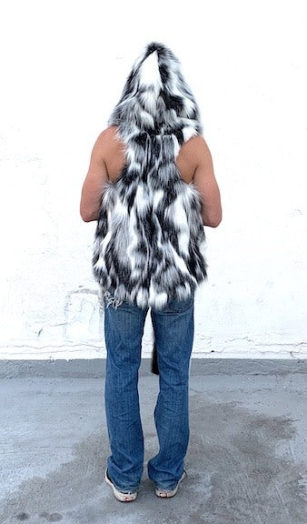 Burning-man-men's-faux fur-tibetian-wolf-hooded-vest-4