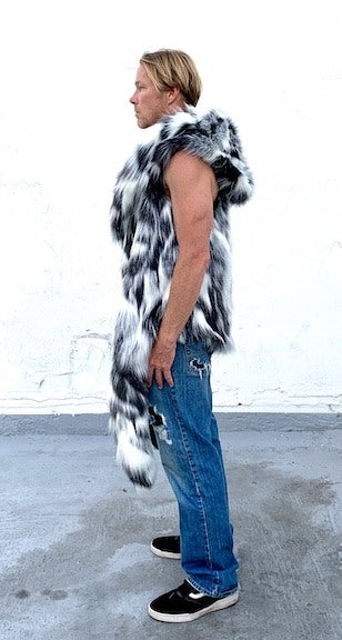 Burning-man-men's-faux fur-tibetian-wolf-hooded-vest-6