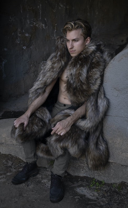 Burning-man-men's-faux-fur-vandal-coat-desert-brown-coyote-22